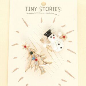 Set of 2 Brand New Christmas Themed Brooches